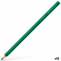 Lápis de Cores Faber-castell Colour Grip Verde Esmeralda (12 Unidades)