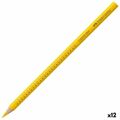 Lápis de Cores Faber-castell Colour Grip Amarelo (12 Unidades)