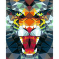 Desenhos para Pintar Ravensburger Polygon Tiger 24 X 30 cm