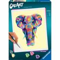 Desenhos para Pintar Ravensburger Creart Large Elephant 24 X 30 cm