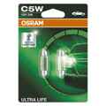Lâmpada para Automóveis Osram OS6418ULT-02B Ultralife C5W 12V 5W