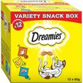 Lanche para Gato Dreamies Variety 12 X 60 G Frango Salmão Queijo