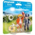 Playset Playmobil Duo Pack Doctor Polícia 70823 (11 Pcs)