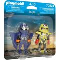 Playset Playmobil Duo Pack Air Stunt Show 70824 (14 Pcs)
