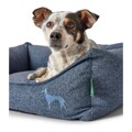 Sofá para Cão Hunter Prag Têxtil Azul (90 X 70 cm)