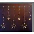 Hi Cordão/cortina de Iluminação com Estrelas e 63 Luzes LED Fairy