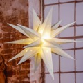 Estrela Lanterna de Natal com Luzes LED 58 cm Hi