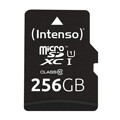 Cartão de Memória Micro Sd com Adaptador Intenso 3423492 256 GB Preto