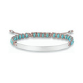 Bracelete Feminino Thomas Sabo LBA0052-905-17-L21V Prata Azul