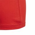 Camisola de Manga Curta Adidas Essentials Vivid Vermelho 3-4 Anos