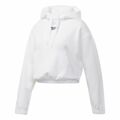 Polar com Capuz Mulher Reebok Sportswear Cropped Branco L