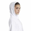 Polar com Capuz Mulher Reebok Sportswear Cropped Branco XS