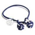 Bracelete Feminino Paul Hewitt Prata Nylon (19-20 cm) Azul/branco