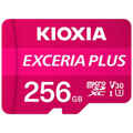Cartão de Memória Micro Sd com Adaptador Kioxia Exceria Plus Uhs-i U3 Classe 10 Cor de Rosa 256 GB