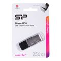 Memória USB Silicon Power Blaze B30 Preto Preto/prateado 256 GB