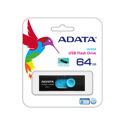 Memória USB Adata UV320 Preto/azul 64 GB