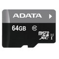 Cartão de Memória Micro Sd com Adaptador Adata CLASS10 64 GB
