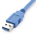 Cabo USB Startech USB3SEXT5DSK USB a Azul