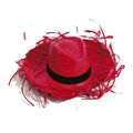 Chapéu de Palha 148088 (250 Unidades) Vermelho
