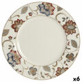 Plat Bord Queen´s By Churchill Jacobean Floral ø 27,3 cm Cerâmica Servies (6 Unidades)