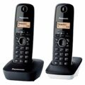Telefone sem Fios Panasonic Corp. KX-TG1612SP1 Branco Preto (2 Pcs)