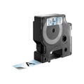 Cinta Laminada para Máquinas Rotuladoras Dymo D1 45800 Labelmanager™ Preto Transparente 19 mm (5 Unidades)