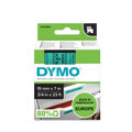 Cinta Laminada para Máquinas Rotuladoras Dymo D1 45809 Labelmanager™ Preto Verde 19 mm (5 Unidades)