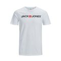 Camisola de Manga Curta Homem Jjecorp Logo Tee Ss O-neck Noss Jack & Jones 12137126 Branco S