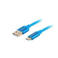 Cabo USB a para USB C Lanberg Quick Charge 3.0 Azul 1 M
