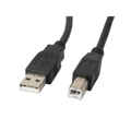 Cabo USB 2.0 a para USB B Lanberg 480 Mb/s Preto 3 M