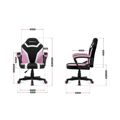 Cadeira de Gaming Huzaro Hz-ranger 1.0 Pink Mesh Meninos Preto/rosa