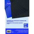 Capas Plus para encadernar em papelão A4 250gr Azul