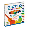 Marcadores Borronas Giotto Turbo 12 Cores