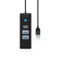 Hub USB Orico PWC2U-U3-015-BK-EP Preto