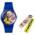 Relógio Feminino Swatch Girl By Roy Lichtenstein, The Watch - Art Journey 2023 Edition