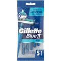 Lâminas de Barbear Gillette Blue Ii Plus 5 Unidades