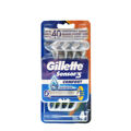 Máquina de Barbear Manual Gillette Sensor 3 Confort (4 Unidades)