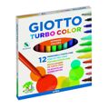 Conjunto de Canetas de Feltro Giotto Turbo Color Multicolor (10 Unidades)