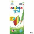 Conjunto de Lápis Carioca Tita Multicolor 12 Peças Resina (72 Unidades)