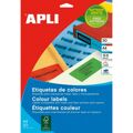 Adesivos/etiquetas Apli Azul A4 20 Folhas 210 X 297 mm