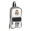 Mochila com Caixa de Lápis Real Madrid C.f. Branco Preto