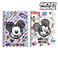 Caderno de Argolas Mickey Mouse Vermelho Multicolor A4