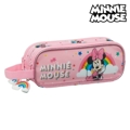 Estojo Minnie Mouse Rainbow Cor de Rosa