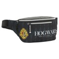 Bolsa de Cintura Harry Potter Hogwarts Preto Cinzento 9 L