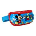 Bolsa de Cintura Mickey Mouse Clubhouse Happy Smiles Vermelho Azul (23 X 14 X 9 cm)