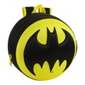 Mochila Infantil 3D Batman Preto Amarelo (10 L) (31 X 31 X 10 cm)