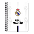 Caderno Real Madrid C.f. Preto Branco A5