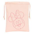 Lancheira Minnie Mouse 20 X 25 cm Saco Cor de Rosa