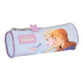 Bolsa Escolar Cilíndrica Frozen Believe 20 X 7 X 7 cm Lilás