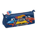 Bolsa Escolar Hot Wheels Speed Club Laranja Azul Marinho (21 X 8 X 7 cm)